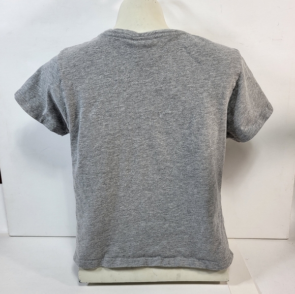 Good American Grey Crop Tee - Picture 3 of 6